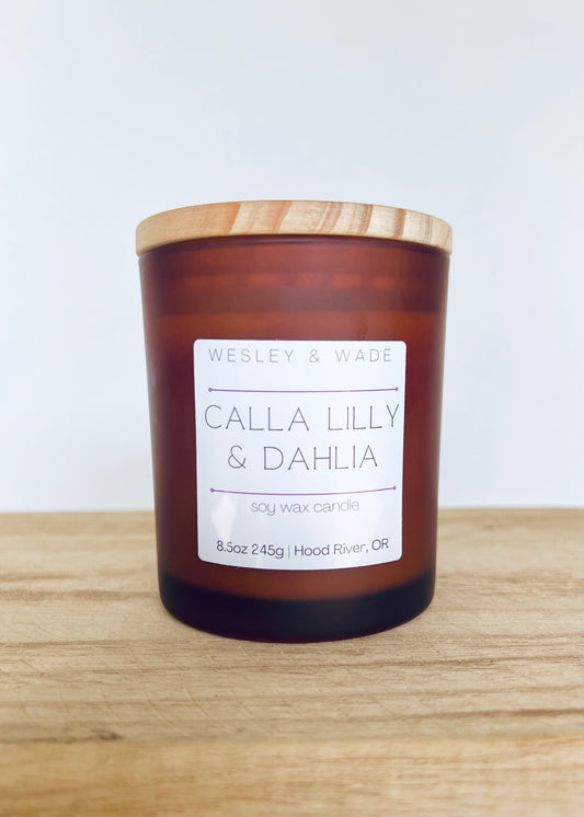 Calla Lilly & Dahlia Candle