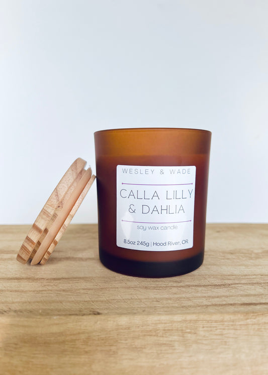 Calla Lilly & Dahlia Candle