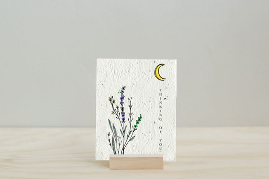 "Thinking of You" Wildflower Seed Paper Card